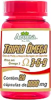 Triplo Ômega 3-6-9 - Suplemento Alimentar com 120 Cápsulas - Fonte de Ácidos Graxos Essenciais
