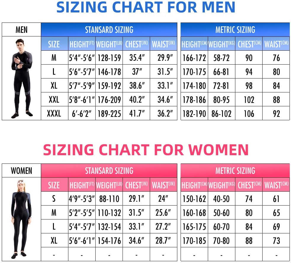 COPOZZ Dive Skin, Diving Snorkeling Surfing Spearfishing Rash Guard-Full Body UV Protection - for Men Women Youth Thin Wetsuit Jellyfish Skin : Sports & Outdoors