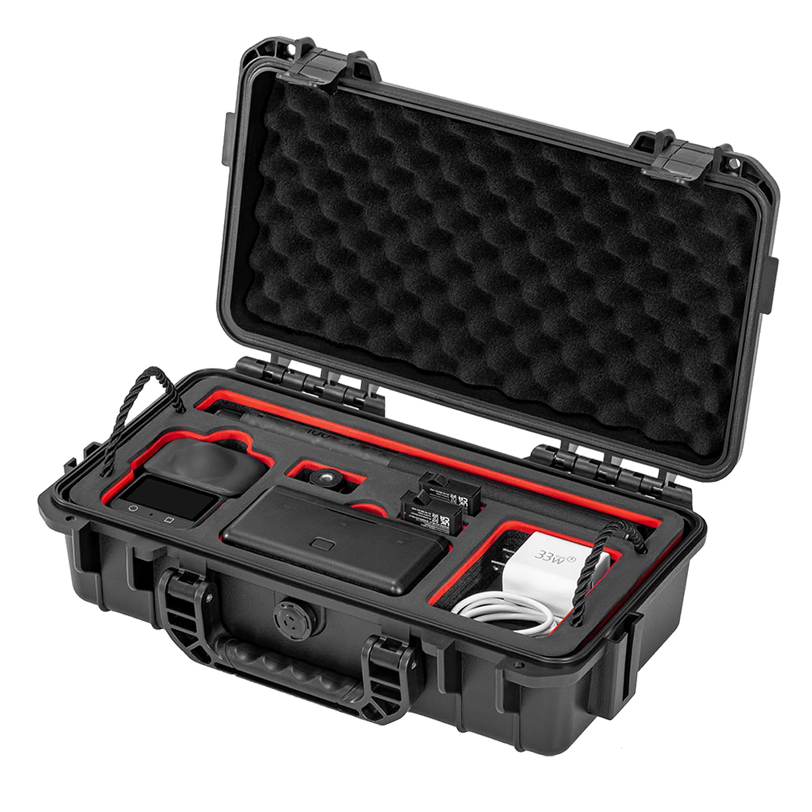 Maleta impermeable para cámara DJI Osmo 360, doble capa de carcasa dura bolsa de transporte para DJI Osmo 360 accesorios de la cámara