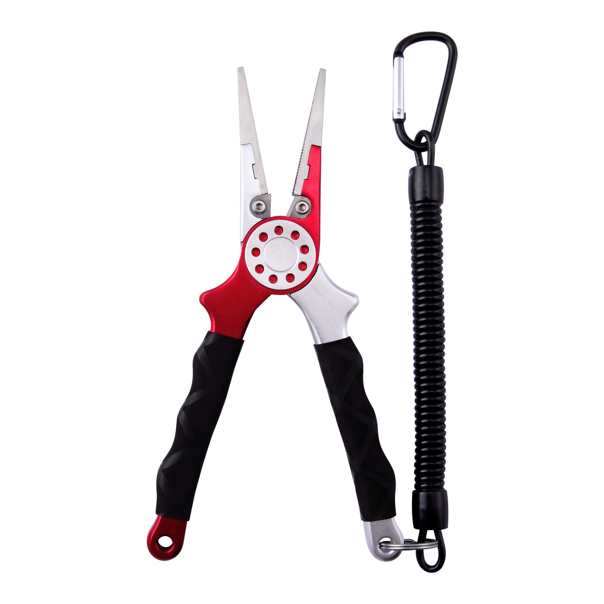 Profesional Agua Salada/Agua Dulce Aluminio Pesca Alicates Carburo de Tungsteno Cortadores Gancho Remover con Vaina y Cordón