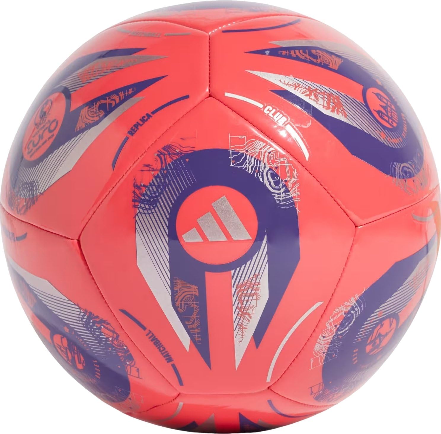adidas UNISEX ADULTWOMEN SS EURO25 CLUB BALL