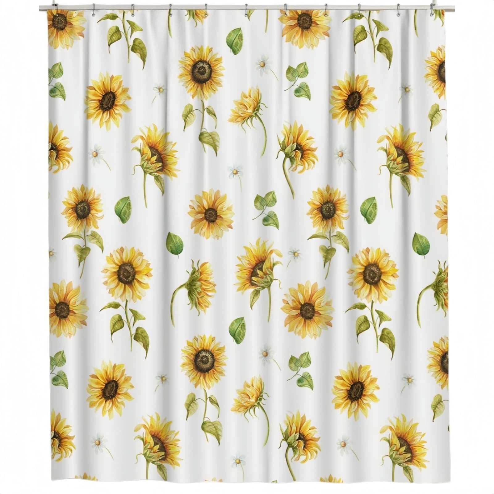 Cortina de ducha que evita salpicaduras en el baño, poliéster impermeable 180x180 cm