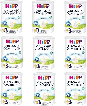 Hipp 3 Organic Combiotic Continuation Milk 350 gr 9 PIECES