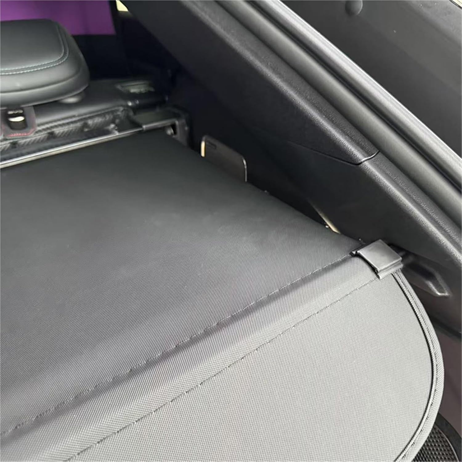 for BYD Sealion 7 Retractable Trunk Cargo Cover Car Parcel Shelf Universal Decoration Auto Interior Accessories(Leather A)