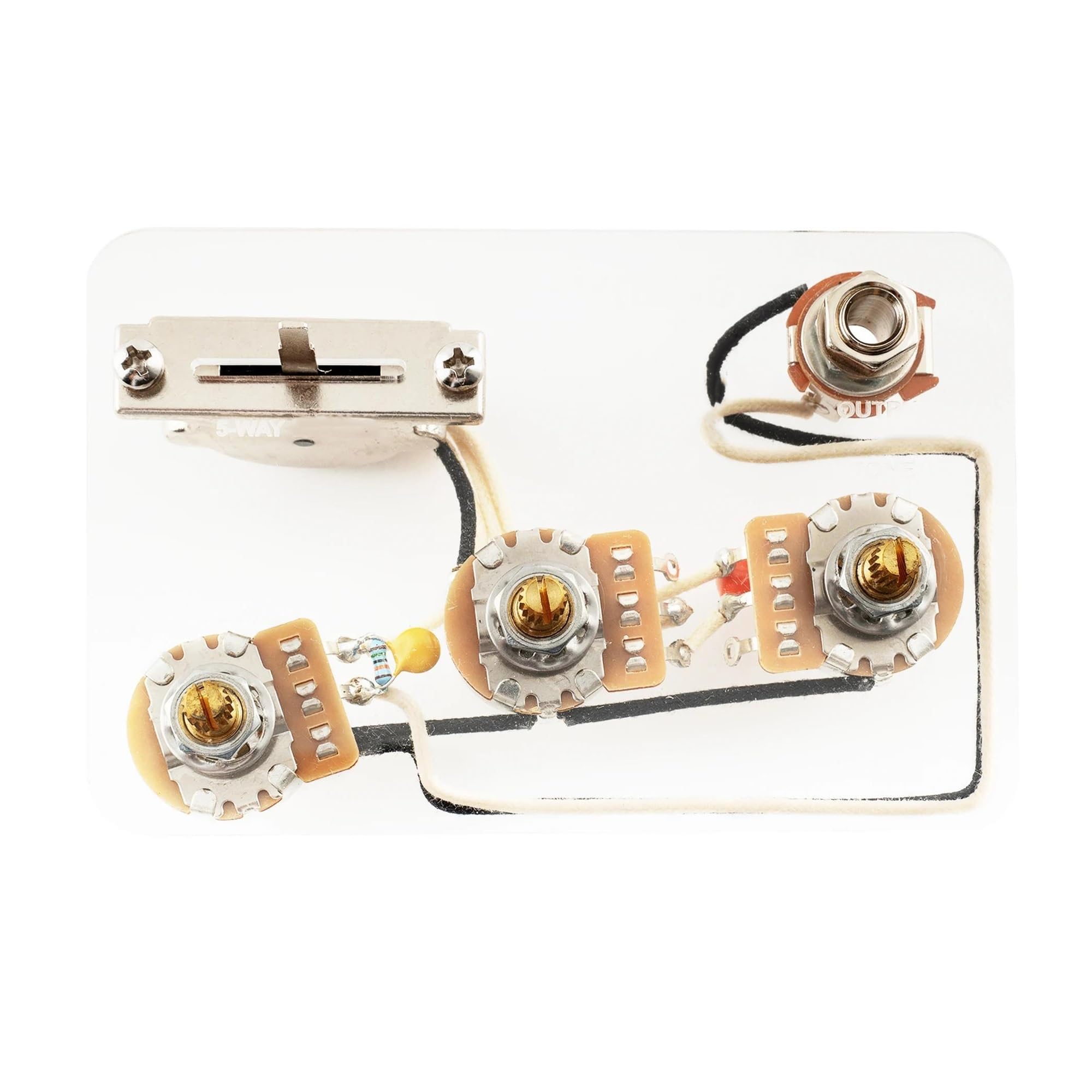 Kit Precablaggio Per Chitarra Elettrica Per Chitarre SSS Con 5 Registri E Potenziometri 2A1B/3A Tracolla standard per chitarra(3/4)
