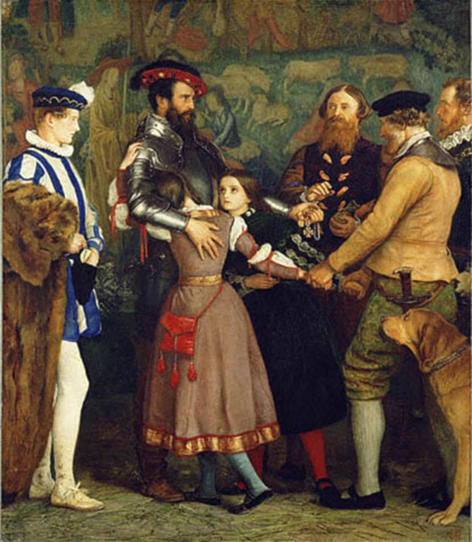 SERENDIPITP Vintage Wall Art Canvas Nordic Poster Canvas Print Picture The Ransom John Everett Millais Wall Art Poster for Home Decor 60x90cm