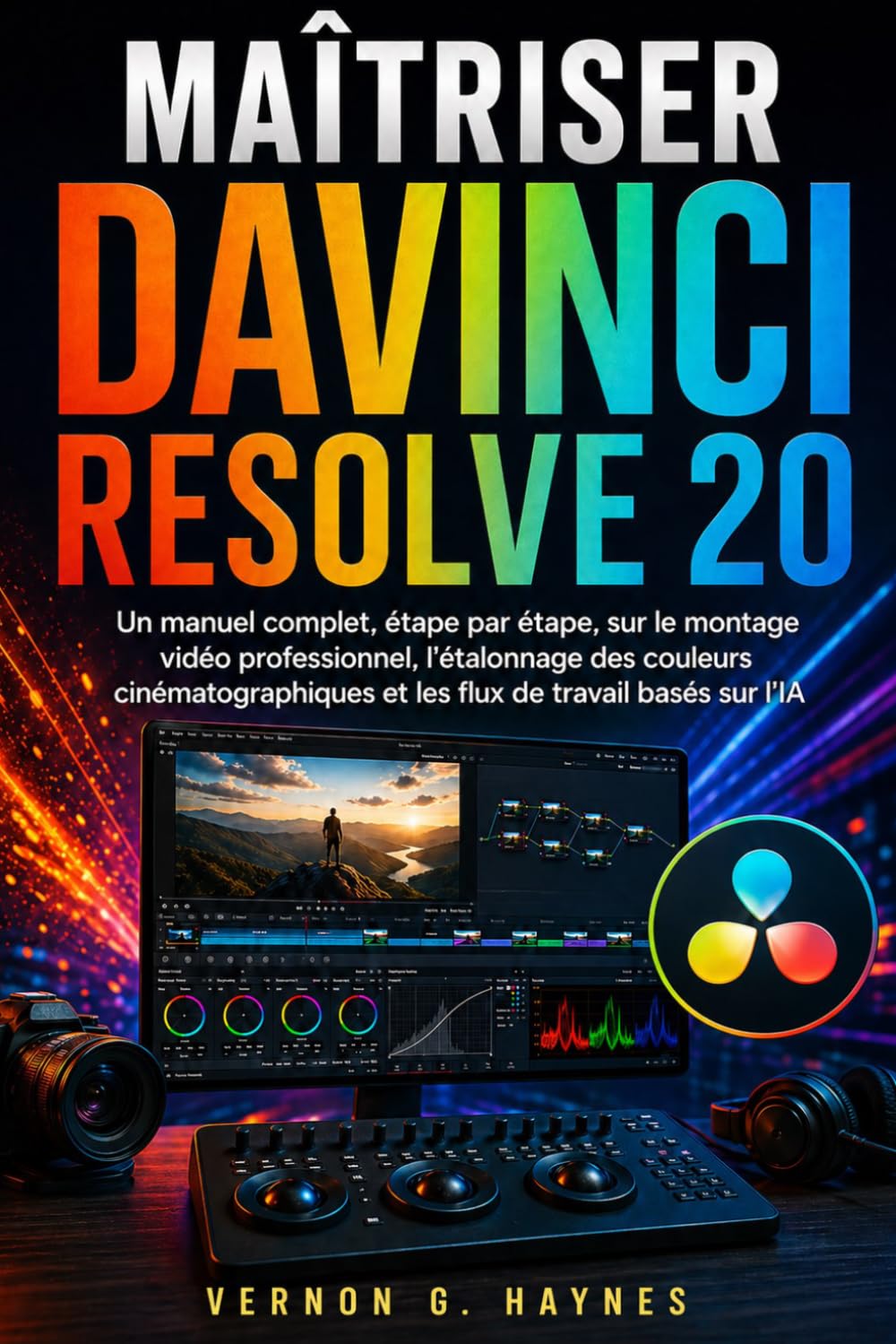 MAÎTRISER DAVINCI RESOLVE 20: Un manuel complet, étape par étape, sur le montage vidéo professionnel, l'étalonnage des couleurs cinématographiques et les flux de travail basés sur l'IA