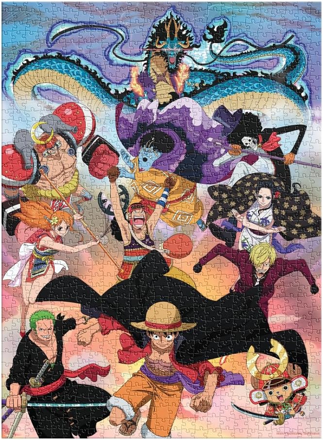 Novelty, Collectible Puzzle, One Piece, Perfect Saber, Heavy Duty Pieces, Enhance Mental Agility, Perfect Assembly, Traditional Games, 500 Pieces, Graphic Cardboard