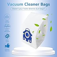 Vista 2 de Improvedhand Paquete de 12 bolsas de repuesto 3D Airclean para Miele GN bolsas de aspiradora para Miele Classic C1 Complete C1 C2 C3 S2 S5 S8 S400
