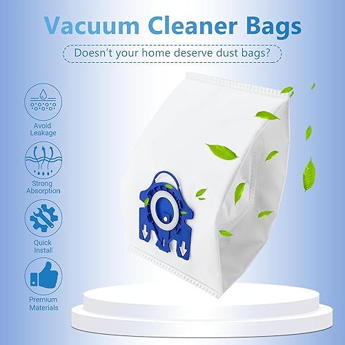 Miniatura 2 de Improvedhand Paquete de 12 bolsas de repuesto 3D Airclean para Miele GN bolsas de aspiradora para Miele Classic C1 Complete C1 C2 C3 S2 S5 S8 S400