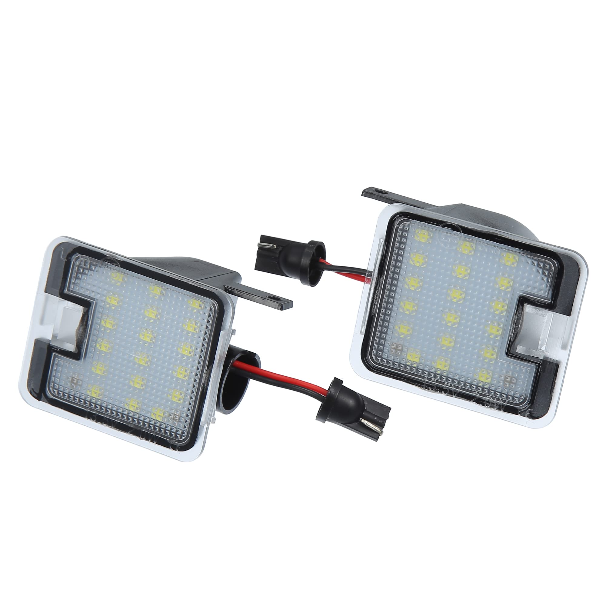 Amazon.com: X AUTOHAUX 1 Pair Side Mirror Puddle Light LED