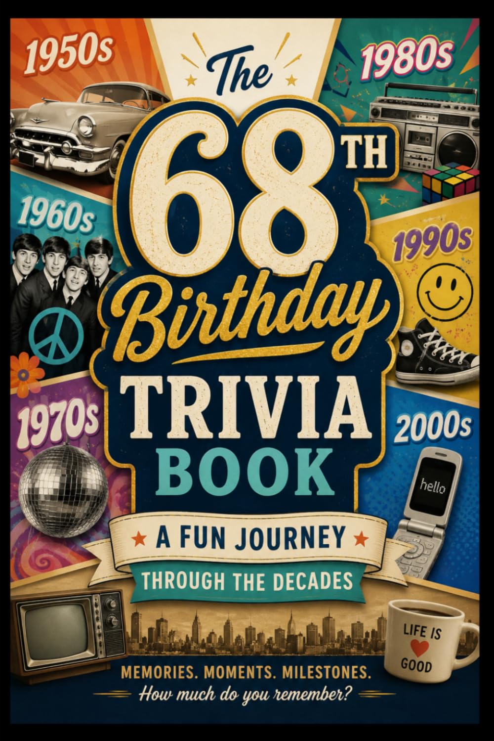 The 68th Birthday Trivia Book: A Fun Journey Through the Decades