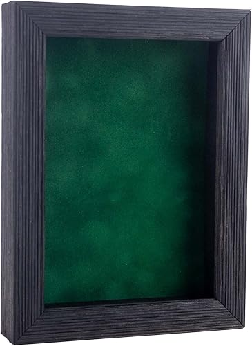 Marco de caja de sombra negra envejecida de 11 x 17 pulgadas, marco de caja de sombras, tamaño interior 11 x 17 x 1 18 pulgadas de profundidad,