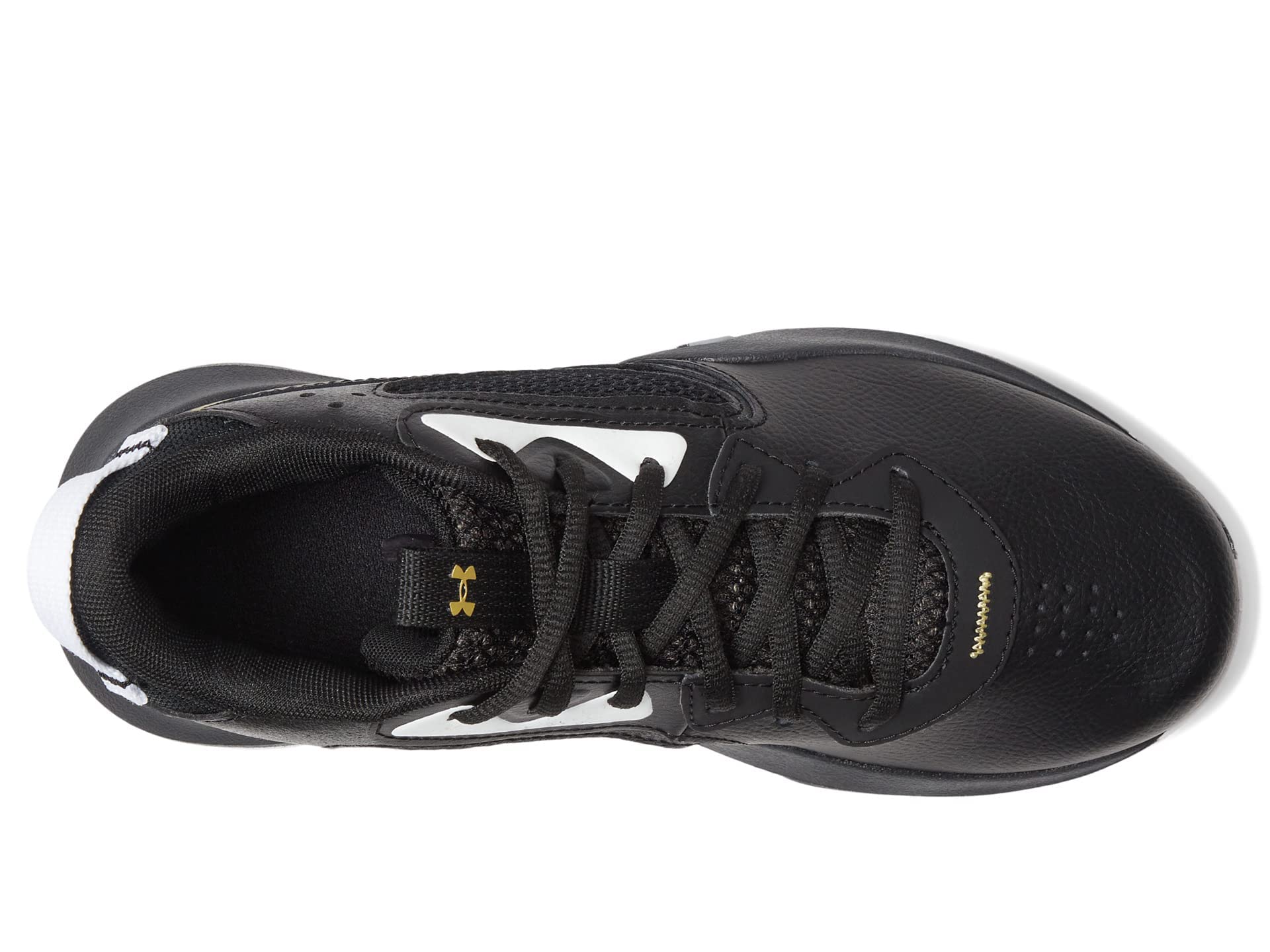 Under Armour Zapatillas de Baloncesto Unisex Grade School UA Lockdown 6 Court Performancence, Color Negro, Talla 38 EU, Negro, 38 EU