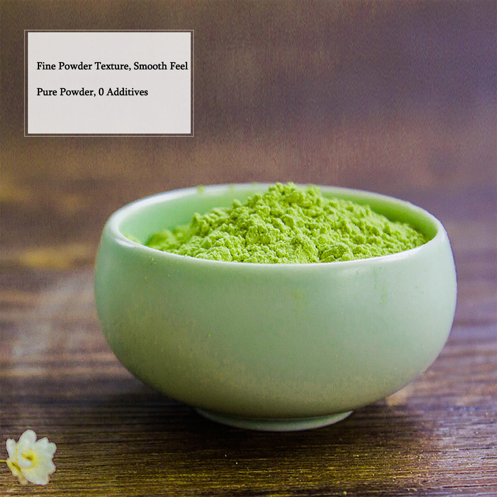 Matcha Green Tea Powder Finely Milled Green Tea Leaves - Bold and Rich Flavor for Smoothies Baking Cake — view 7