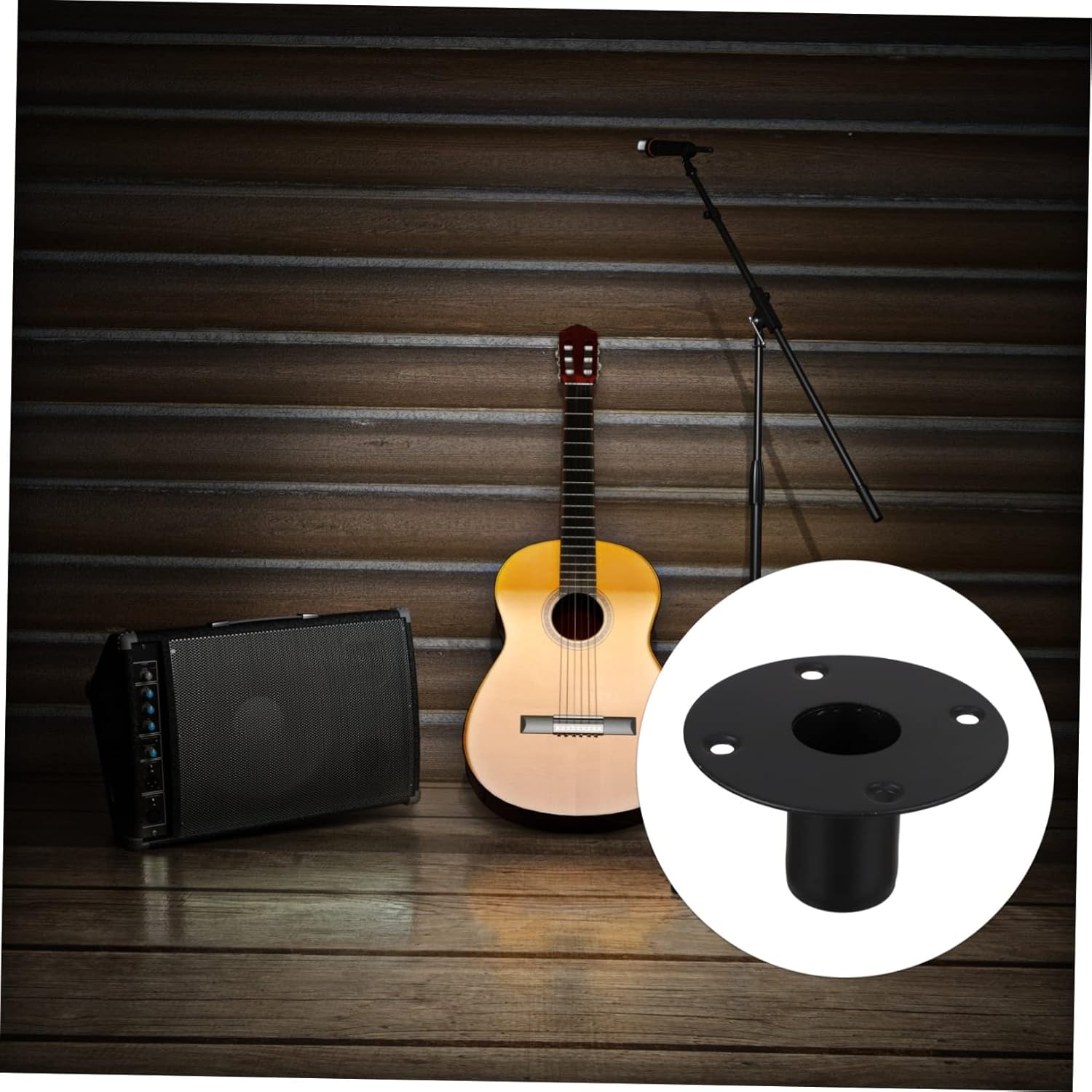 2 pcs Speaker Iron Bottom Speaker Mount Bracket dj Stand Tripod Feet Brass Base Mat Iron Holder Bracket s