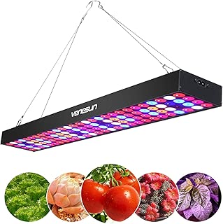 100W LED Grow Light, Venesun Upgraded 24.8inch Long Full Spectrum LED Grow Lamps for Indoor Plants Growing - coolthings.us