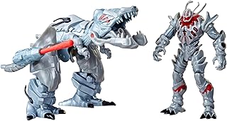 Marvel Mech Strike Mechasaurs, 4.5-Inch Ultron Primeval with T-R3X Mechasaur Action Figures, Super Hero Toys for Kids Ages...
