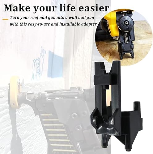 Miniatura 4 de Punta de adaptador de revestimiento de vinilo para clavadora Dewalt inalámbrica 20v DCN45RND1, DCN45RN, DCN45RNB adaptador de vinilo de repuesto y