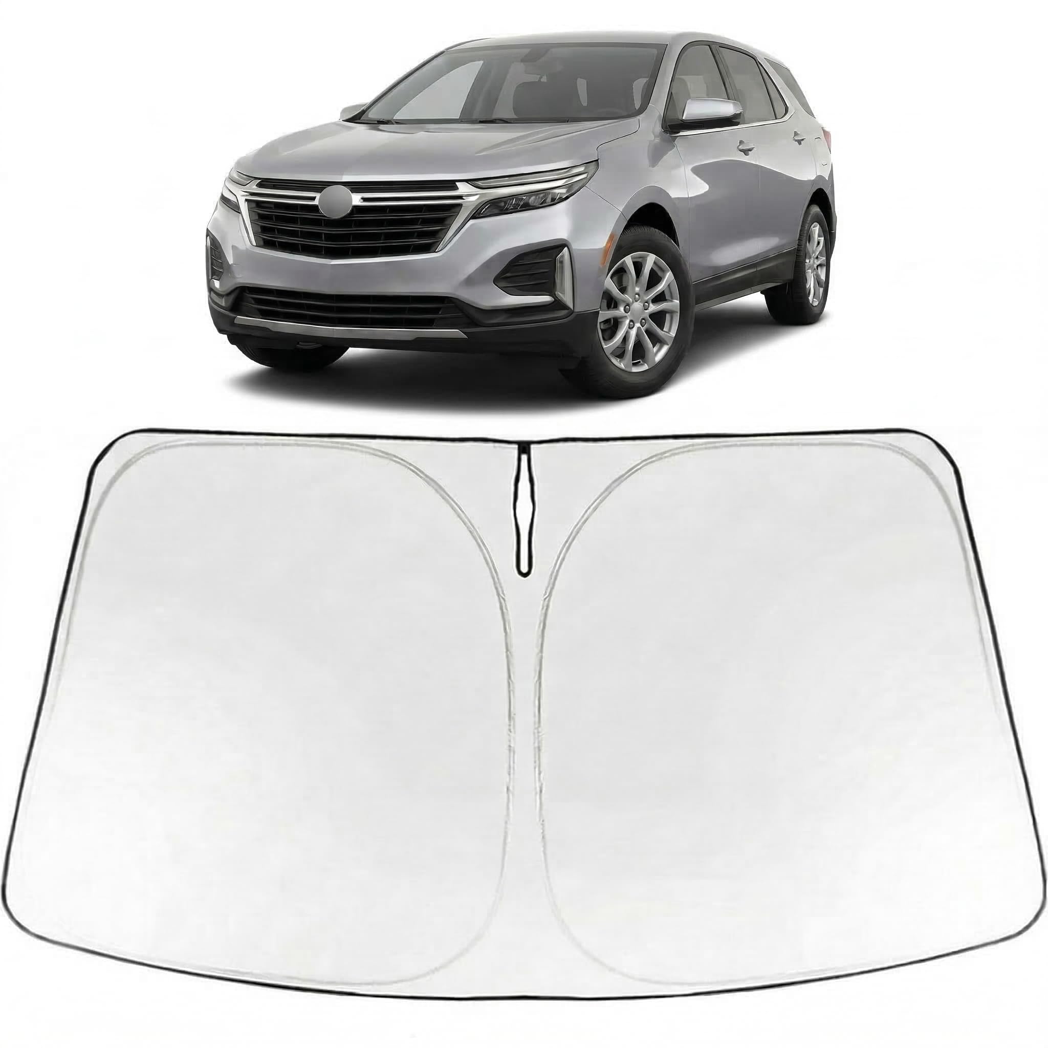 Proadsy Custom Fit Car Windshield Sun Shade for 2025-2026 Chevrolet Equinox