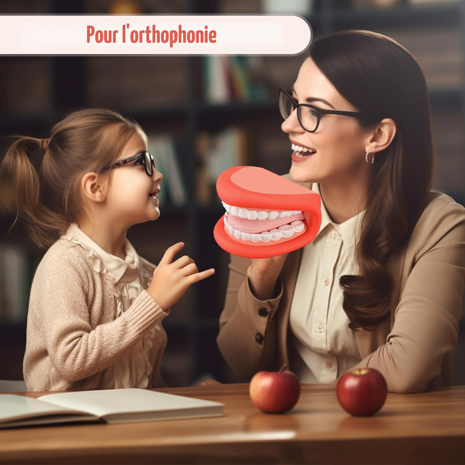 Ultrassist Ultrassist Marionnette à main avec langue pour enfants Rouge Taille moyenne
