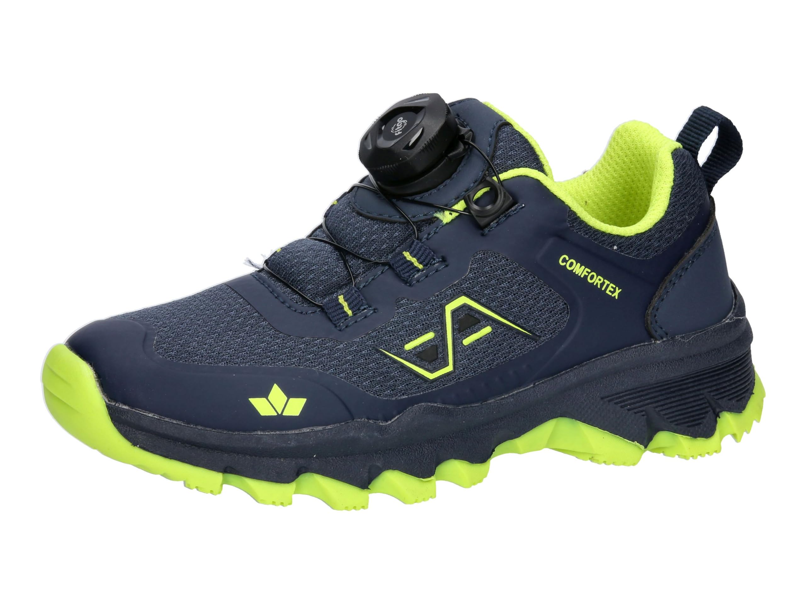 Lico Unisex Children's Rockledge Trekking Shoes, Marine Lemon, 12.5 UK Child