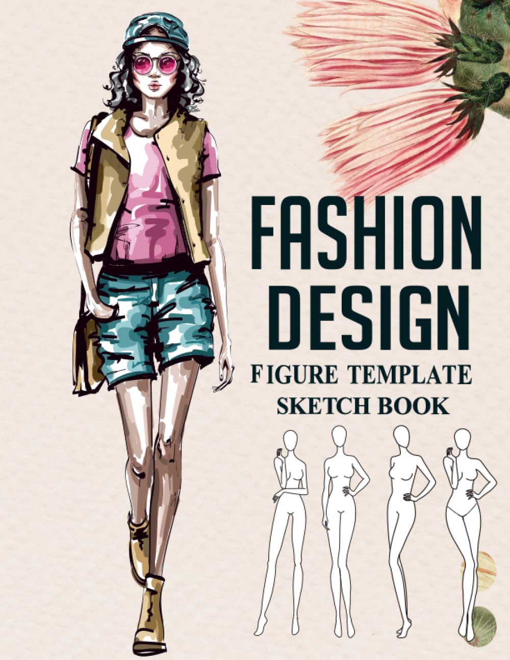 Fashion Design Sketchbook With Figure Templates: Large Female Figure Template For Sketching and Designing| Fashion Design Books| Gifts for Anyone And Who Like Fashion Design