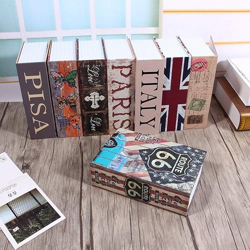 Miniatura 2 de AYNEFY Aparatos eléctricos domésticos, caja de seguridad para dinero, efectivo, joyería, caja de cerradura, diccionario, libro secreto,