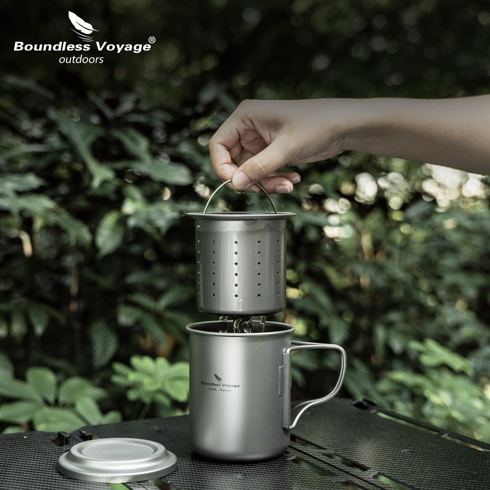 Amazon.co.jp: Boundless Voyage チタンマグカップ アウトドア