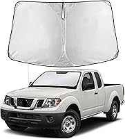 Vista 160 de EcoNour Parasol para parabrisas de camiones con bolsillo de almacenamiento Parasol reflectante de material 240T para protección contra rayos UV