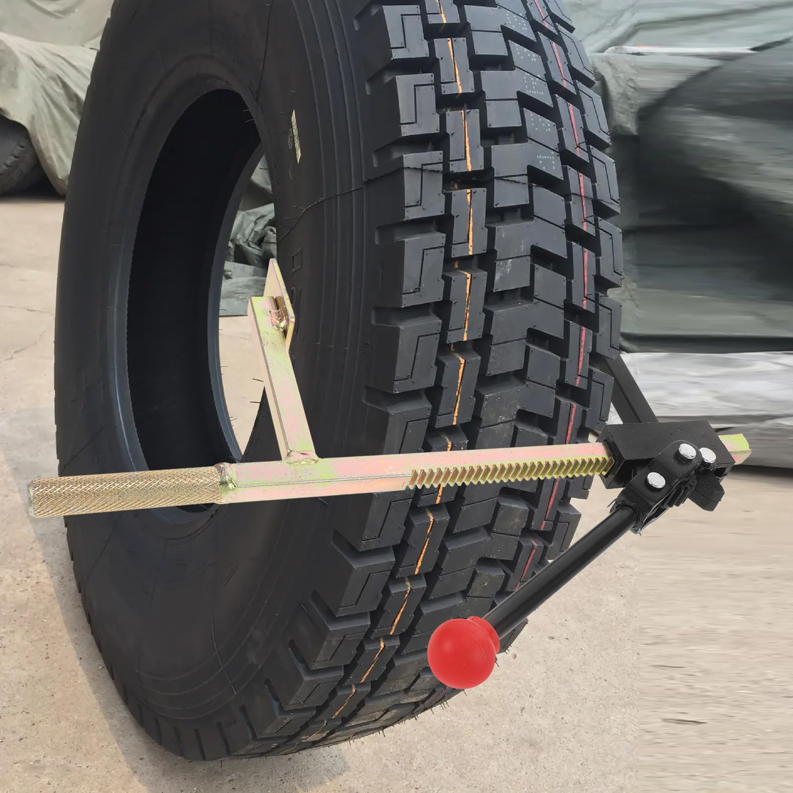 Espansore Manuale per Pneumatici Auto Portatile, Attrezzo per Smontaggio e Montaggio Gomme, Strumento Resistente e Sicuro per Manutenzione Veicoli, Uso Versatile per Officina