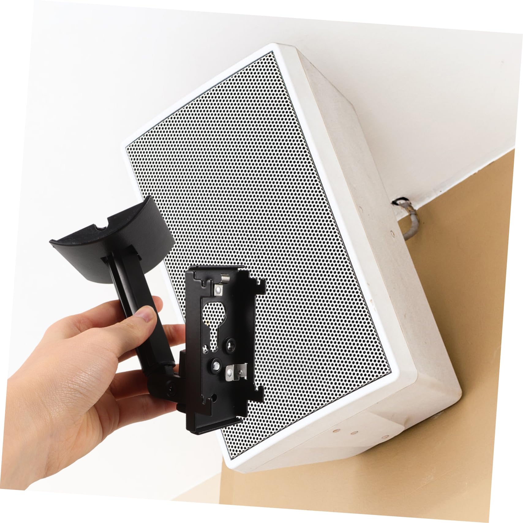 NUOBESTY Soporte de Pared para Altavoz Resistente con Soporte para Montaje Techo para Sonido Envolvente Salas de Estar Compatible con Bose