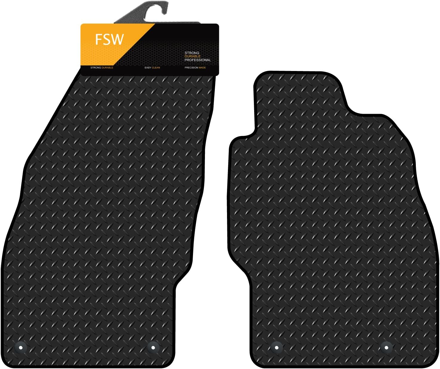FSW Tailored Car Mats Corsa 20072018 VAN HEAVY DUTY 3mm Rubber