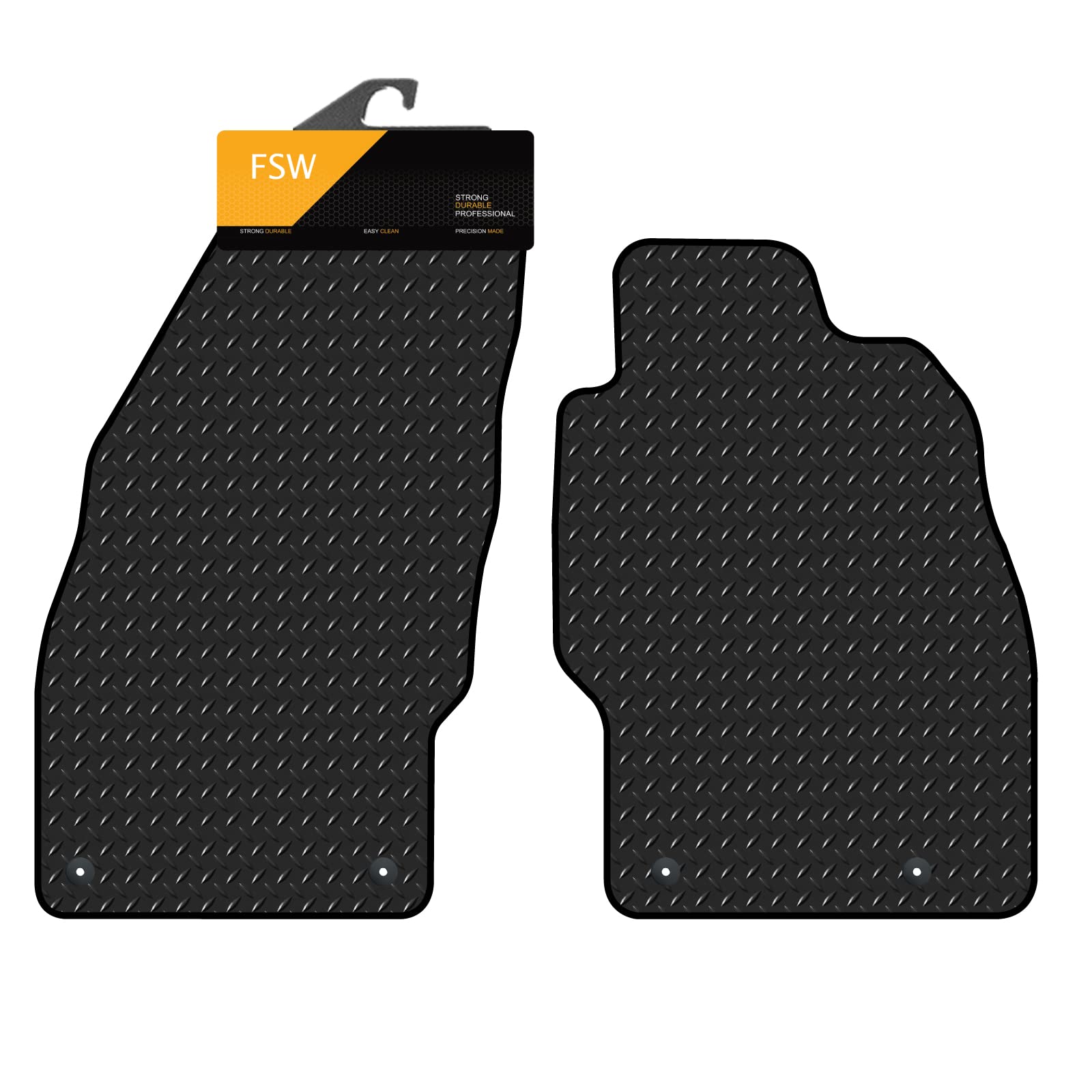 FSW Tailored Car Mats Corsa 20072018 VAN HEAVY DUTY 3mm Rubber