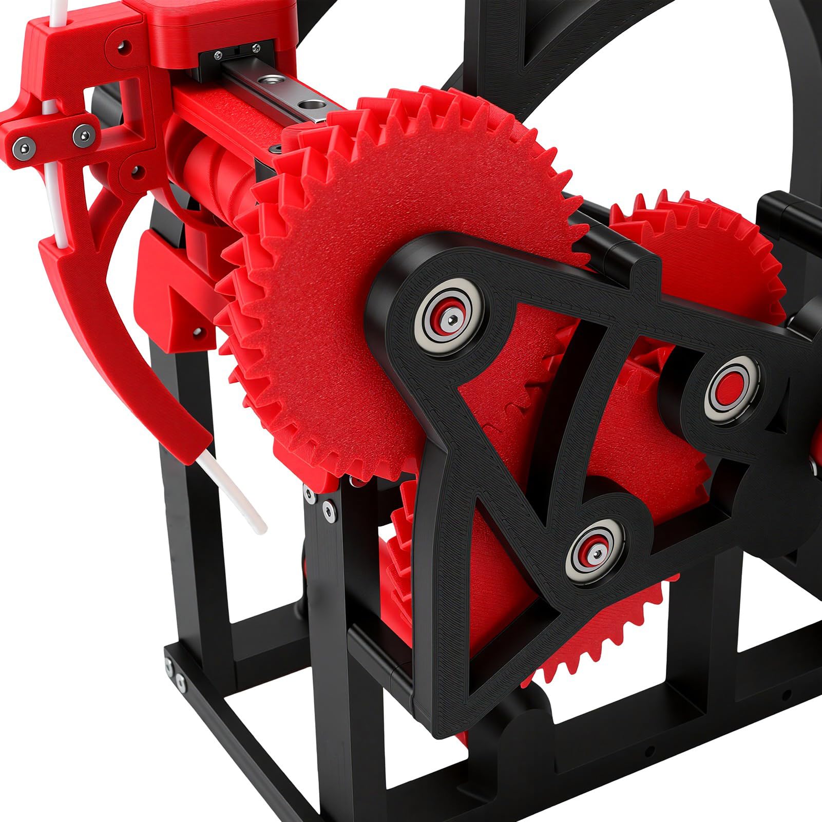 Fafeicy Nawijak na Szpulę 3D, Nawijak na Szpule PETG CF do Szpul 20 Cm, Inteligentna Kontrola Naprężenia Korba Ręczna lub Napędzana wiertarką do Drukowania 3D, Spawania, Szycia