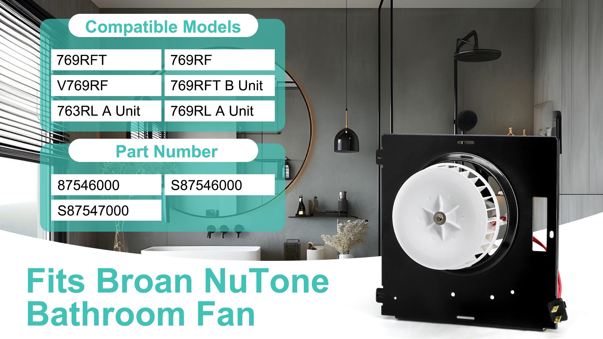 Hipoilk 769RF B Unit, 87546000 B-Unit Fan Motor Assembly for