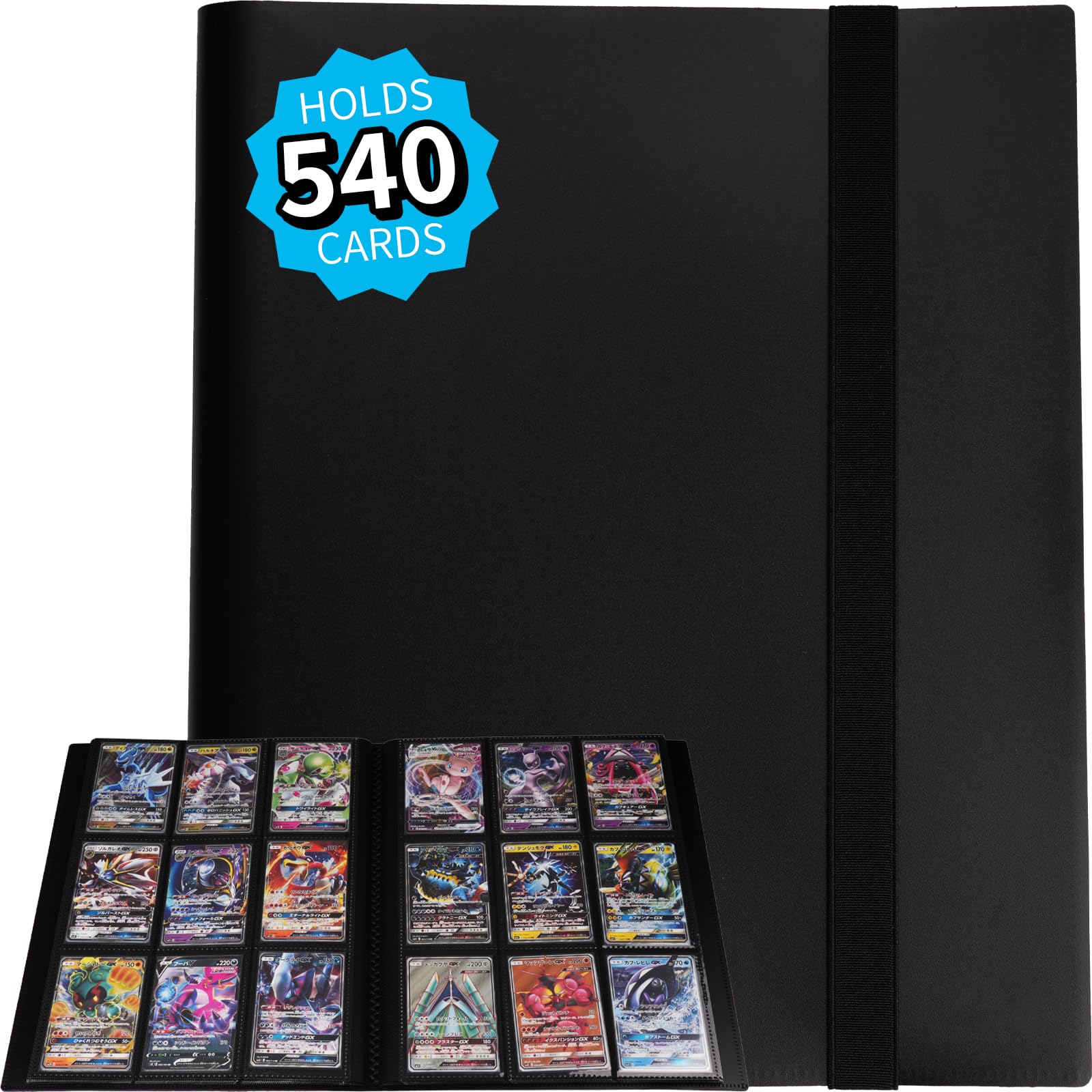Amazon.com: 540 Cards Trading Card Binder – 9 Pocket Card Album