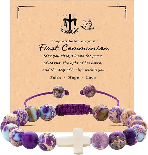 Cross Bracelet for Girls/Boys/Teens, First Communion