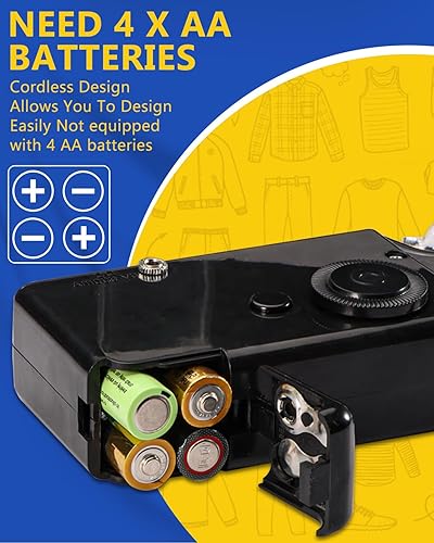 Miniatura 5 de Máquinas de coser de mano, máquina de coser a pilas, máquina de coser fácil de operar para principiantes, máquina de coser portátil para varias