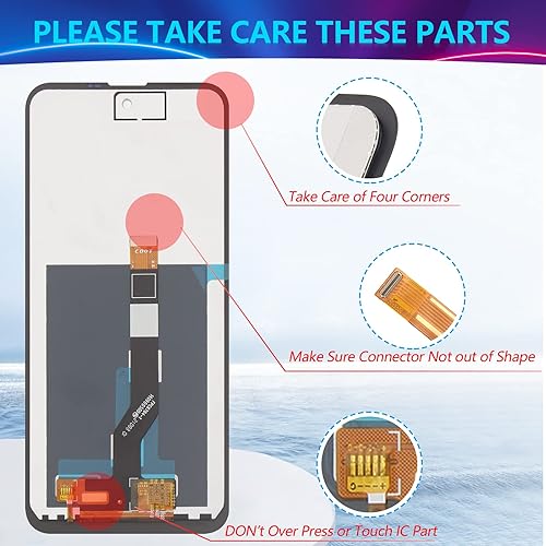 Miniatura 4 de YWLRONG Pantalla LCD para Nokia X100 TA-1399 MetroPCS Reemplazo de pantalla táctil Pantalla LCD Digitalizador Asamblea para Nokia X100 TA-1399