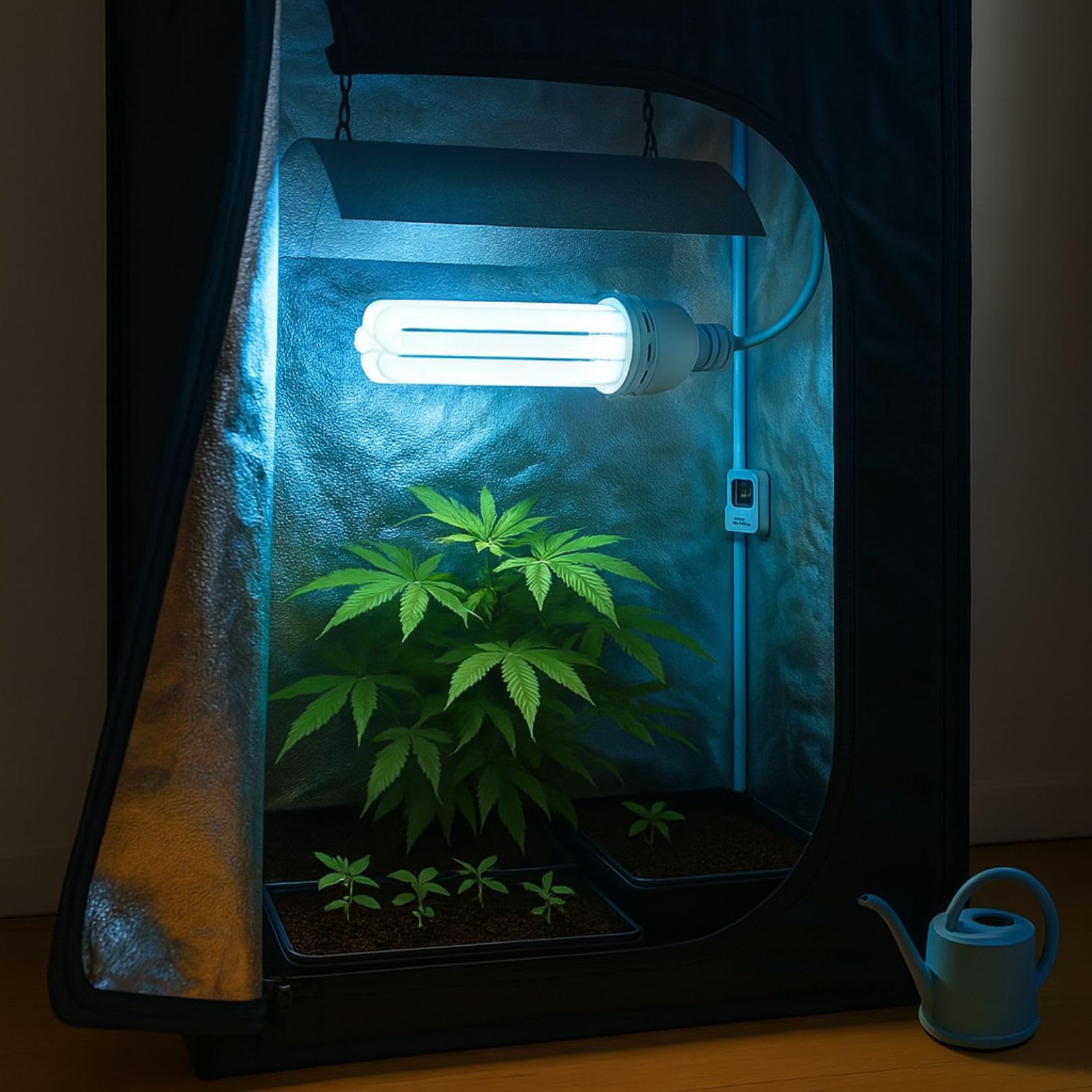 Weedness Lampada di Coltivazione ESL 125 Watt Risparmio energetico Fase di Crescita – Attacco E40 6400K Lampada da Interno Bulbo