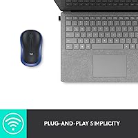 Vista 8 de RATÓN LOGITECH M185 INALÁMBRICO BLU