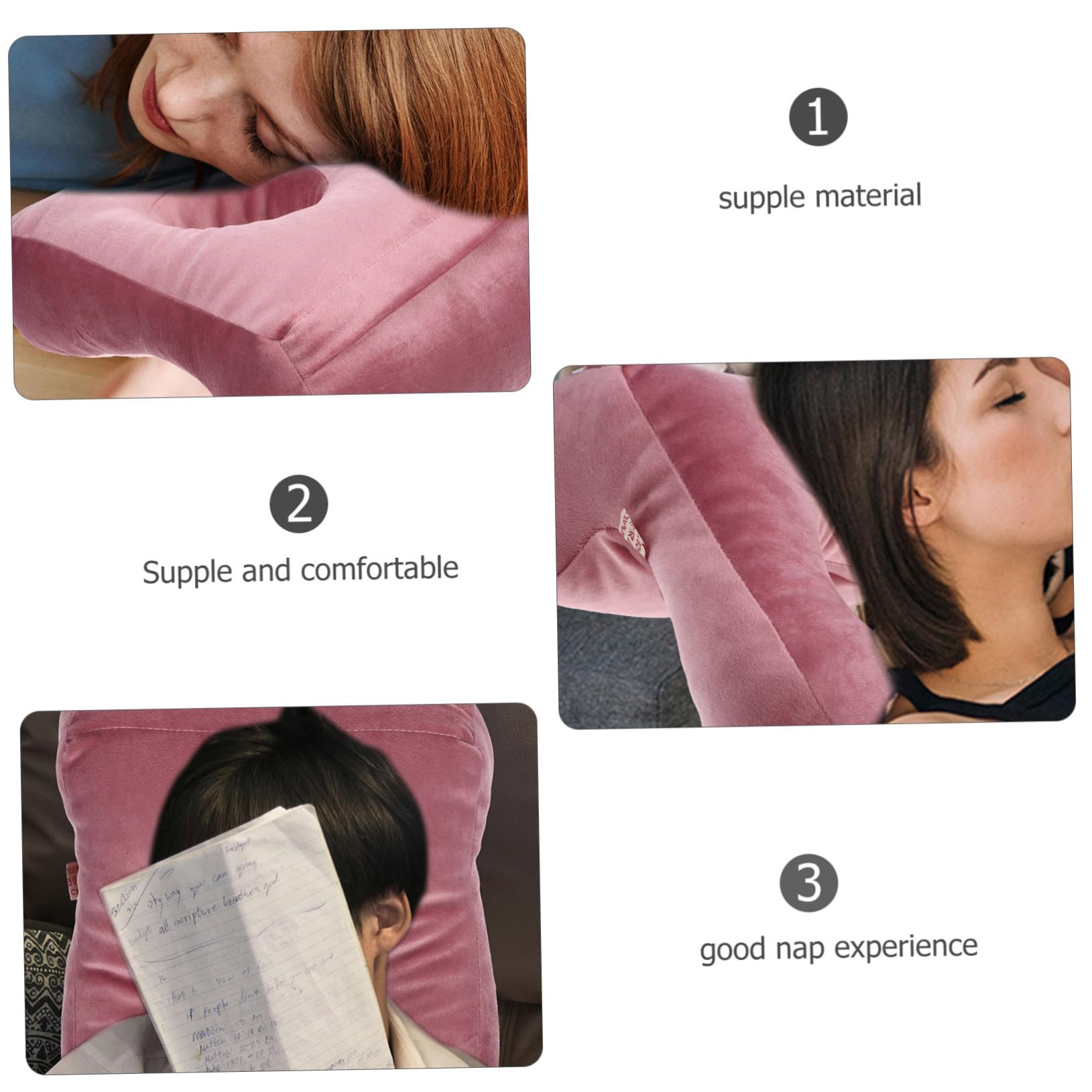 Alipis 2piezas Almohada De Siesta De Memoria Cojín Multifuncional para Oficina y Hogar Almohada para Dormir Lateral Diseño Elegante y Ligero para Estudiantes y Profesionales