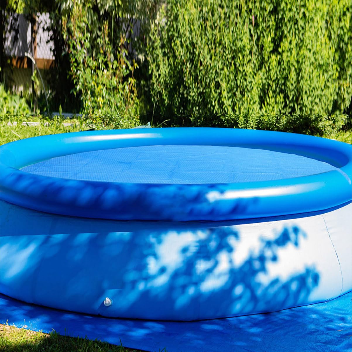 POPETPOP Redonda para Piscina De Pies Película De PE para Piscina Retención De Al Aire para SPA