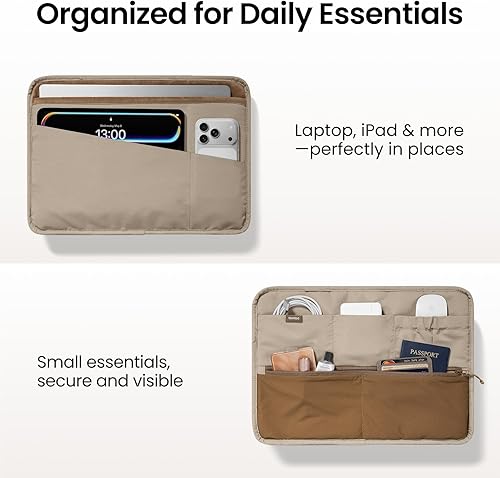 Miniatura 4 de tomtoc Bolsa protectora de transporte para laptop de 16 pulgadas para mujer, funda ligera para laptop compatible con MacBook Pro de 16 pulgadas y