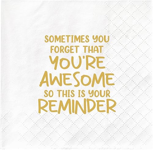 Joyiou Servilletas de regalo de agradecimiento, regalos inspiradores para mujeres, hombres, compañeros de trabajo, suministros de regalo de fiesta