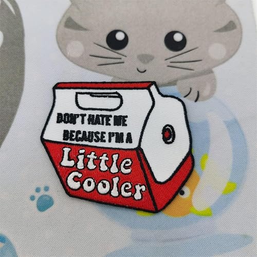 Miniatura 2 de Parche bordado Don't Hate Me Because I'm a Little Cooler, parche bordado para coser palabras para coser, accesorio de bricolaje, calavera punk,