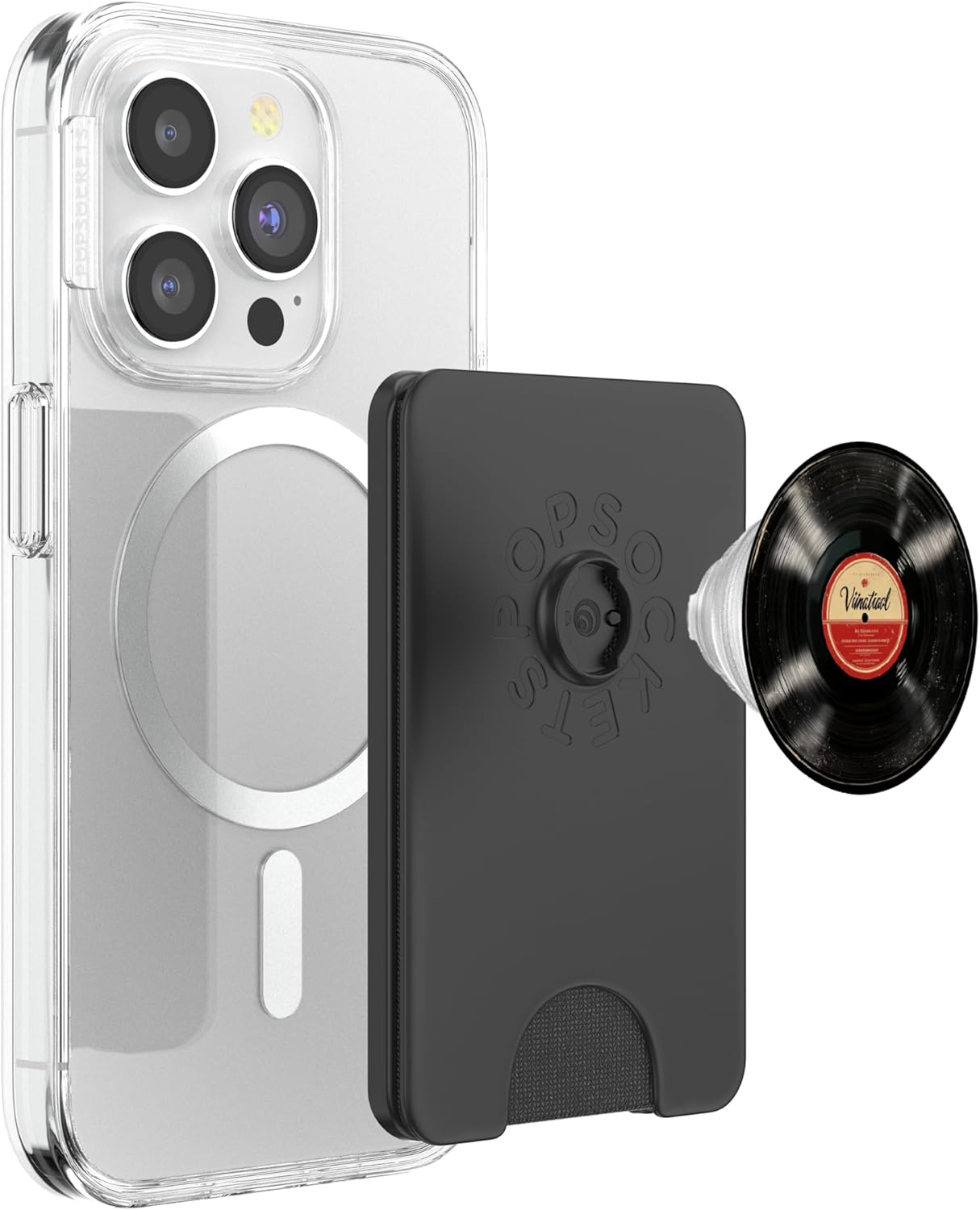 Vinyl Record Player Vinyl Collector Retro Music Lover PopSockets PopWallet for MagSafe