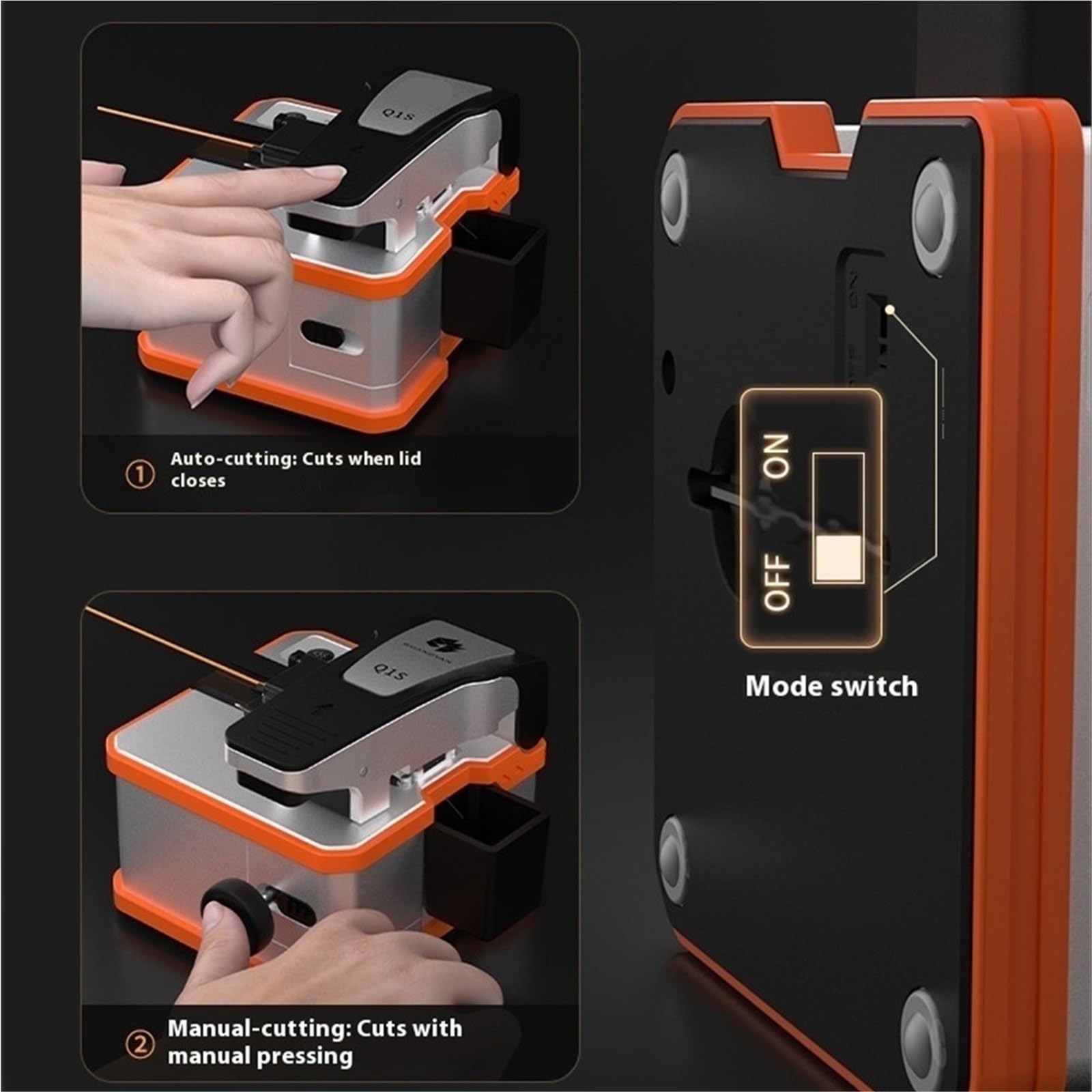 Glasfaserschneider Q1S Fiber Cleaver Optische Kabel FTTH Hohe Cutter Abisolierwerkzeug