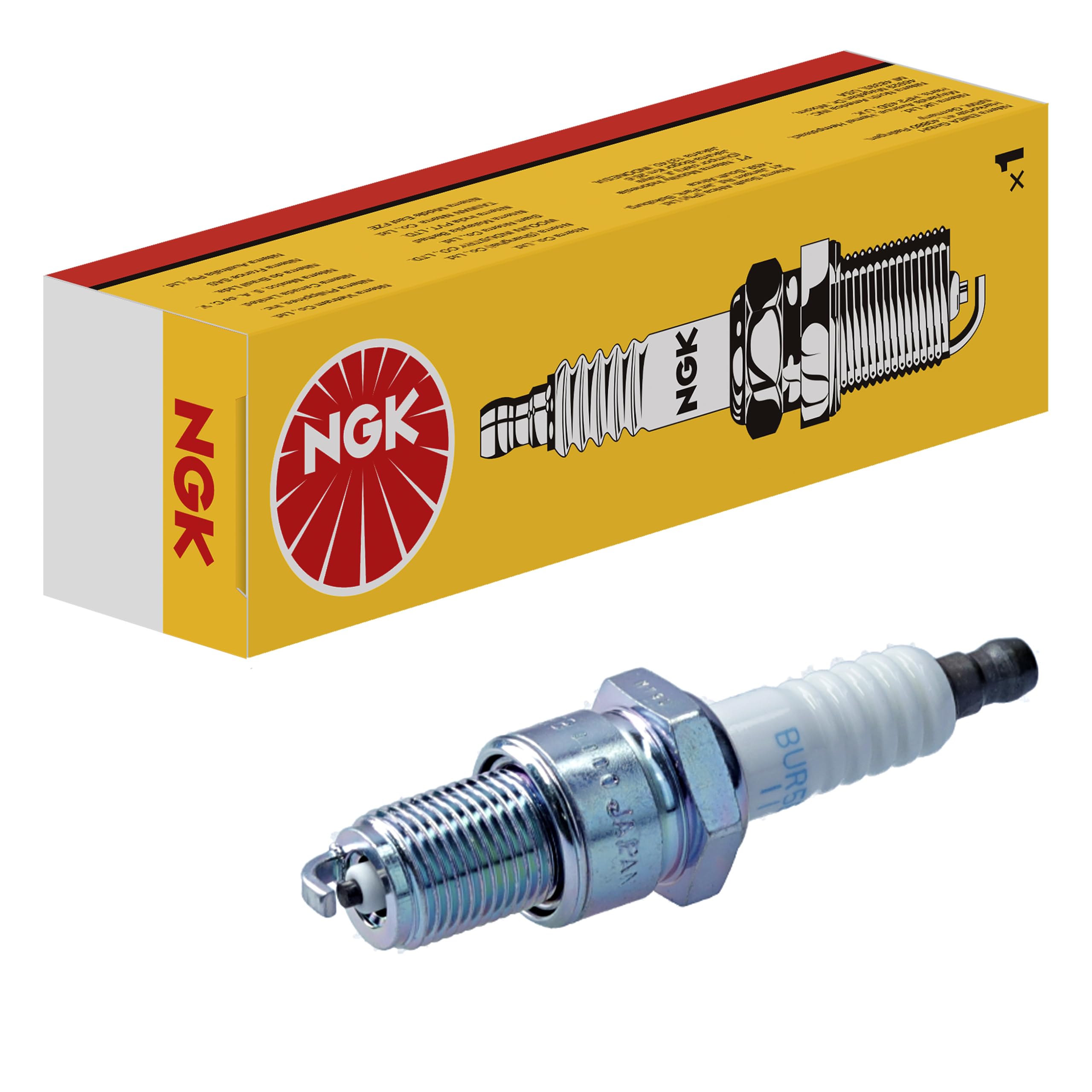 Świeca zapłonowa NGK BUR7EB-11, 6832 | Yellow Box | 1 szt.